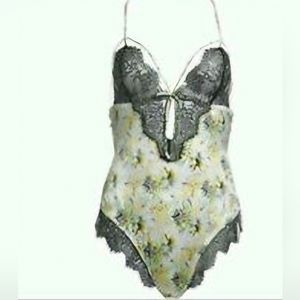 BNWT lace and silk teddy